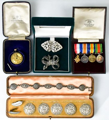 Lot 888 - A mixed lot of costume jewellery, to include...