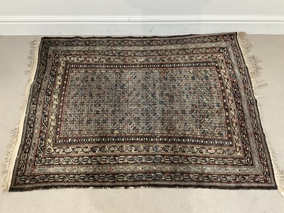 Lot 1400 - A decorative Afghan rug, decorated with...