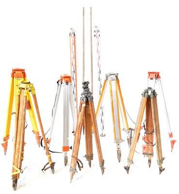 Lot 333 - A quantity of surveying equipment comprising...