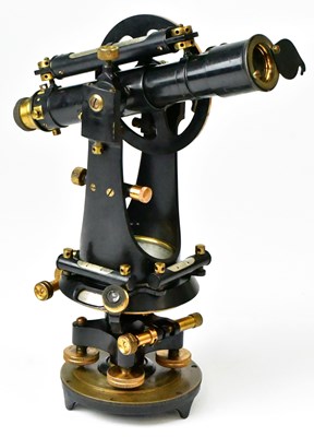 Lot 323 - E. R. WATTS & SON; a vintage theodolite,...