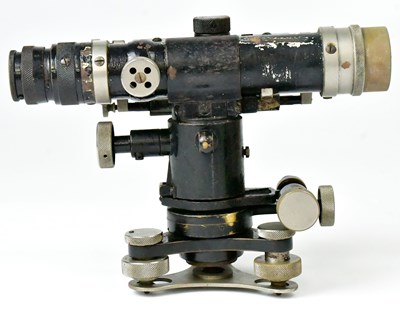 Lot 326 - CARL ZEISS; a black painted theodolite,...