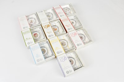 Lot 563 - THE ROYAL MINT; a collection of ten Beatrix...