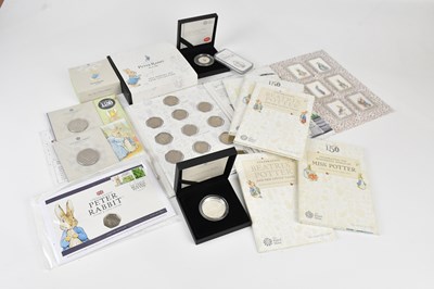 Lot 594 - THE ROYAL MINT; a collection of Peter Rabbit...