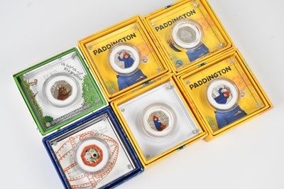Lot 655 - THE ROYAL MINT; four Paddington Bear 2018...