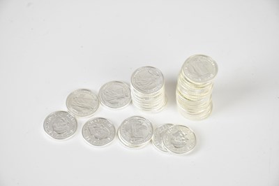 Lot 663 - A collection of thirty-two Charles III 1/10oz ....