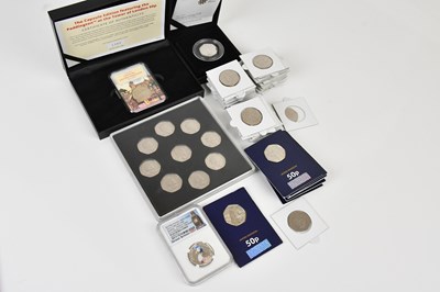 Lot 722 - THE ROYAL MINT; a 2010 Girlguiding 50p silver...