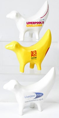 Lot 126 - Three commemorative miniature 'Superlambananas'...