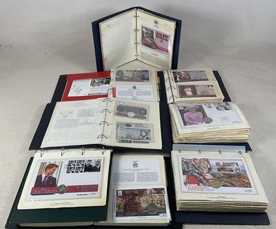 Lot 488 - A collection of eight albums of coins and...