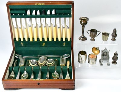 Lot 569 - A group of hallmarked silver items, to include...
