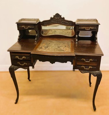 Lot 879 - A 19th century lady's writing desk, with...