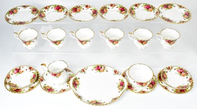 Lot 169 - ROYAL ALBERT; an 'Old Country Roses' part tea...