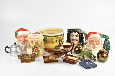 Lot 1508 - ROYAL DOULTON SERIESWARE; a jardinière and...