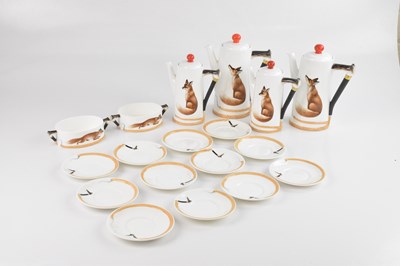 Lot 1521 - ROYAL DOULTON; an eighteen piece part coffee...