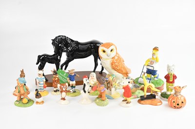 Lot 1416 - BESWICK, COALPORT & ROYAL DOULTON; various...