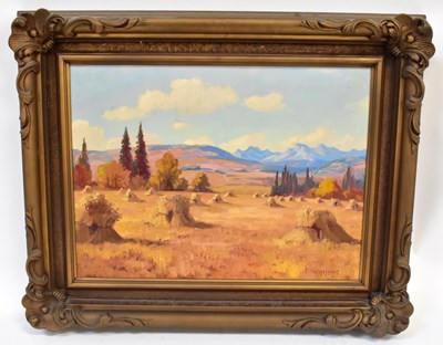 Lot 768 - RICHARD GISSING (20th century); oil on canvas '...