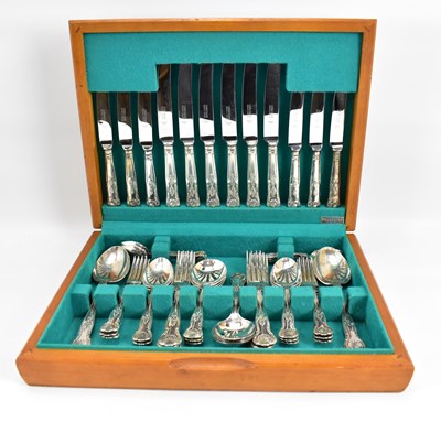 Lot 826 - FLEXFIT; a forty-three piece Kings Pattern set...