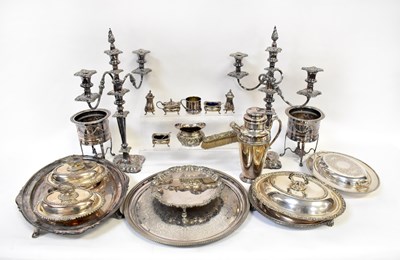 Lot 833 - A quantity of silver plated ware to include a...