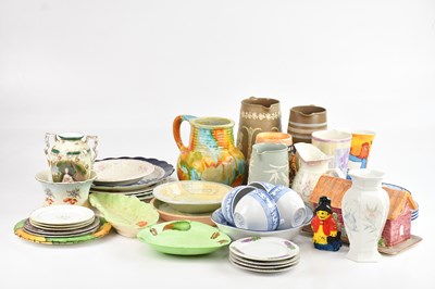 Lot 1498 - A collection of decorative ceramics including...