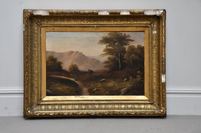 Lot 1762 - UNATTRIBUTED; a large late 19th century oil on...