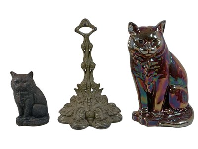 Lot 641 - A 19th century cast iron doorstop in the...
