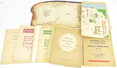 Lot 611 - THE HASLAM SYSTEM OF DRESS CUTTING; a board...