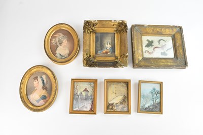 Lot 1772 - A late 19th century watercolour of a seated...