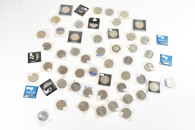 Lot 732 - Two Victoria silver crowns, 1889 and 1899,...