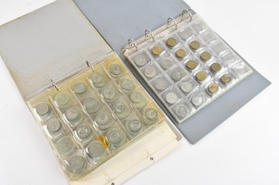 Lot 737 - Fourteen half silver shillings, ten half...