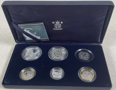 Lot 487 - ROYAL MINT; a 2007 Silver Proof Britannia £2...