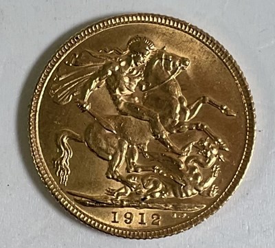 Lot 476 - A George V full sovereign, 1912.