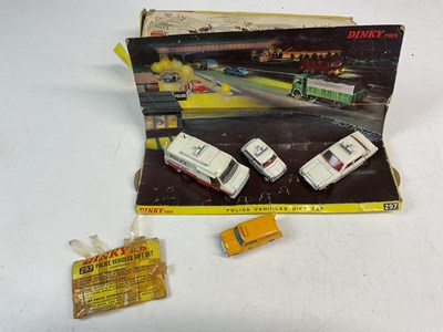 Lot 179 - DINKY TOYS; a Police Vehicles gift set, with...