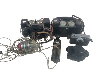 Lot 80 - A collection of items to include two Telephone...