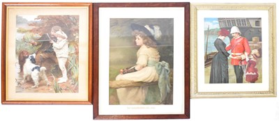 Lot 472 - Six Victorian and Edwardian colour lithograph...