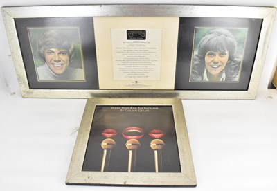 Lot 556 - THE CARPENTERS; a framed montage of 'The...