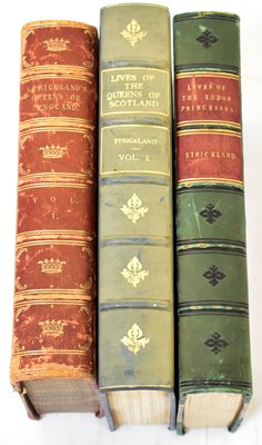 Lot 507 - DECORATIVE BINDINGS; Agnes Strickland's works,...