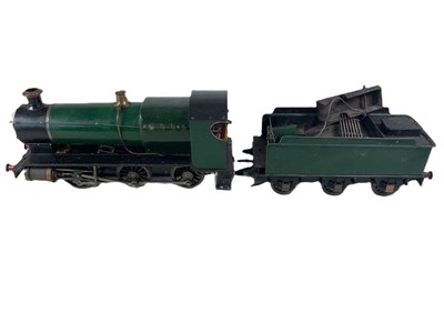 Lot 149 - A G gauge live steam locomotive with tender,...