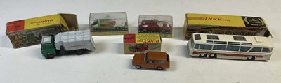 Lot 175 - DINKY TOYS; five Dinky toy vehicles, all with...