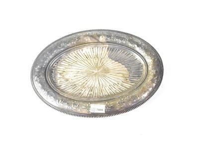 Lot 744A - WHITE STAR LINE; an oval serving dish, beaded...