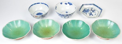 Lot 250 - A small collection of Chinese ware comprising...