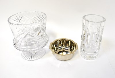 Lot 705 - MICHAEL ARAM FOR WATERFORD; a boxed silver...