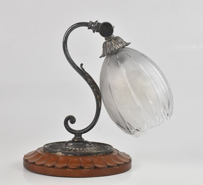 Lot 2349 - A late Victorian silver plated wall light with...