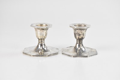 Lot 53 - WALKER & HALL; a pair of George V hallmarked...
