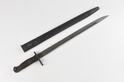 Lot 1093 - REMINGTON; a WWI 1913 pattern bayonet, length...