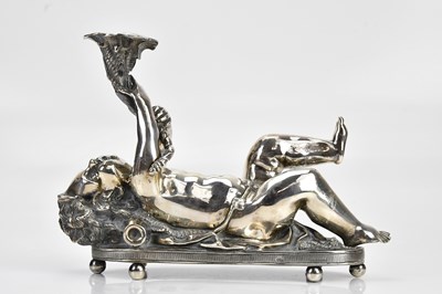Lot 59 - A fine Russian silver centrepiece of a...