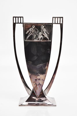 Lot 1498 - WMF; a good Art Nouveau twin handled pedestal...