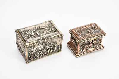 Lot 1458 - A B PARIS; a good late 19th century silver...