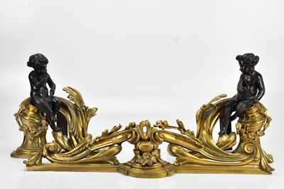 Lot 582 - A good 19th century bronze Louis XV style...