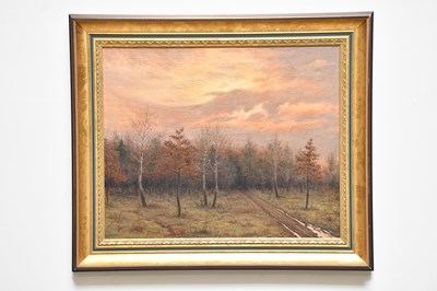 Lot 1071 - JOT; a late 19th century oil on canvas,...