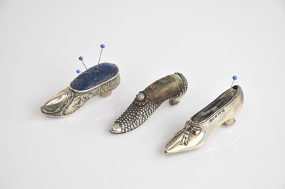Lot 95 - LEVI & SALAMAN, a hallmarked silver novelty...