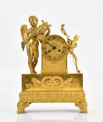 Lot 1373 - A late 19th century French ormolu figural...